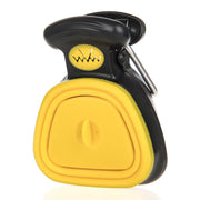 Portable Dog Pooper Scooper with Built-In Waste Bag Dispenser