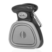 Portable Dog Pooper Scooper with Built-In Waste Bag Dispenser