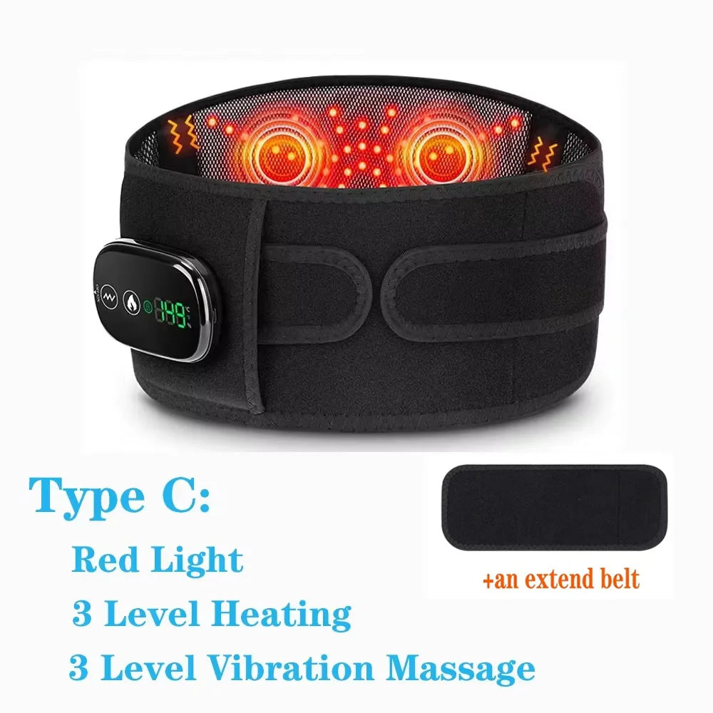 Electric Waist Massager – Lower Back Massage Device for Pain Relief & Relaxation