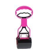 Long-Handle Dog Pooper Scooper – Portable One-Handed Pet Waste Pickup Tool