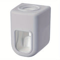 Automatic Wall-Mounted Toothpaste Squeezer & Toothbrush Holder – Waterproof Bathroom Organizer