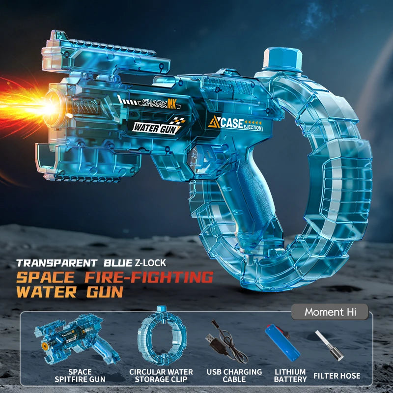 HOT! Electric Water Guns for Adults Powerful Squirt Automatic Water Blasters Summer Outdoor Beach Toy Compatible with FUNWEE