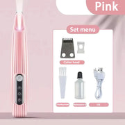 Cordless Rechargeable Dog Hair Trimmer with LED Light