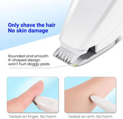 Cordless Rechargeable Dog Hair Trimmer with LED Light