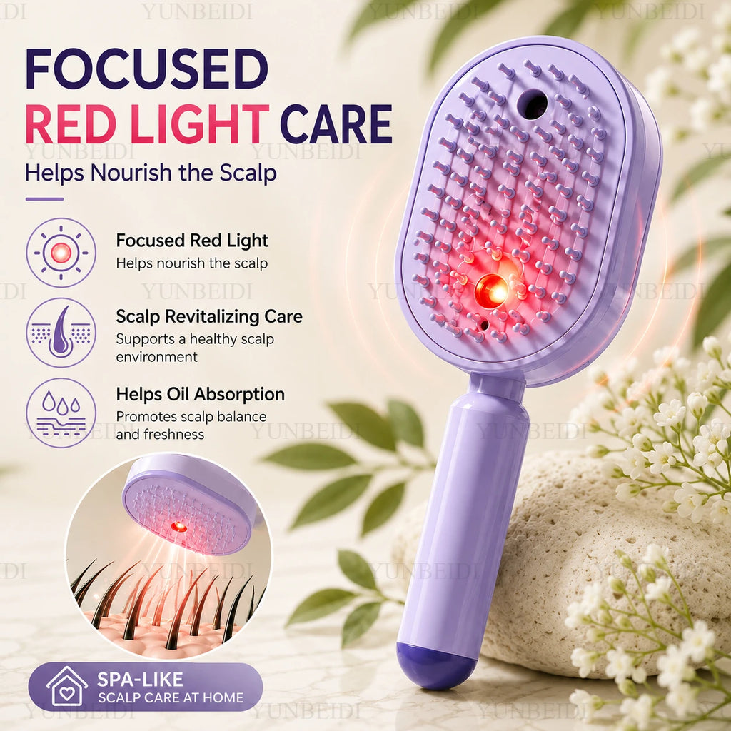 Air Cushion Hair Brush – Scalp Massage Detangling Comb for All Hair Types