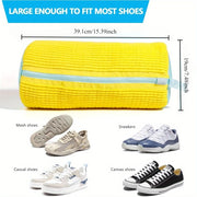 Reusable Shoe Washing Bag – Protective Sneaker Laundry Wash Bag with Zip Closure