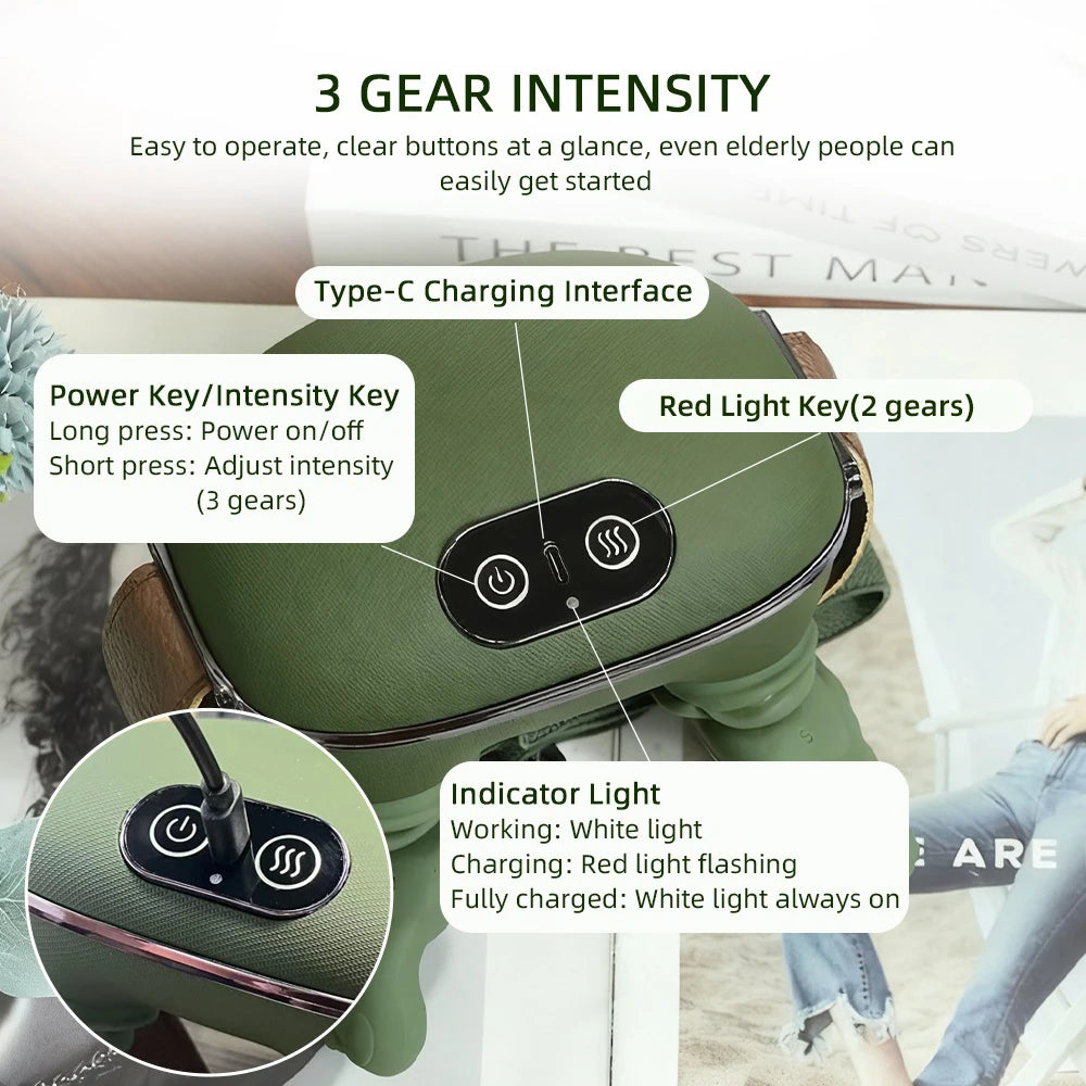 Bionic Finger Wireless Neck & Shoulder Massager – Deep Kneading Muscle Relief