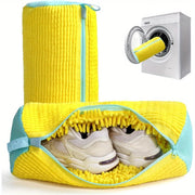 Reusable Shoe Washing Bag – Protective Sneaker Laundry Wash Bag with Zip Closure