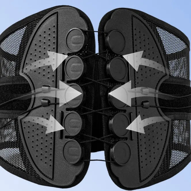 Adjustable Lumbar Support Waist Back Brace – Compression Belt for Lower Back Support, Posture & Daily Comfort