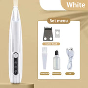 Cordless Rechargeable Dog Hair Trimmer with LED Light