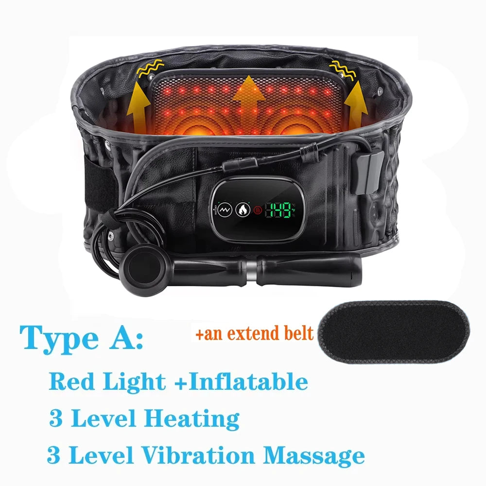 Electric Waist Massager – Lower Back Massage Device for Pain Relief & Relaxation