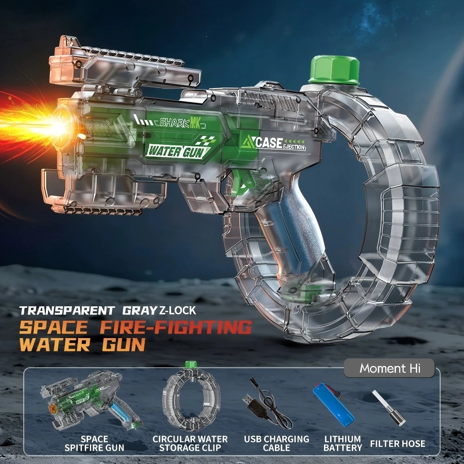 HOT! Electric Water Guns for Adults Powerful Squirt Automatic Water Blasters Summer Outdoor Beach Toy Compatible with FUNWEE