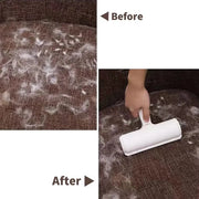 Reusable Pet Hair Remover Roller – Self-Cleaning Lint Brush for Furniture & Clothes