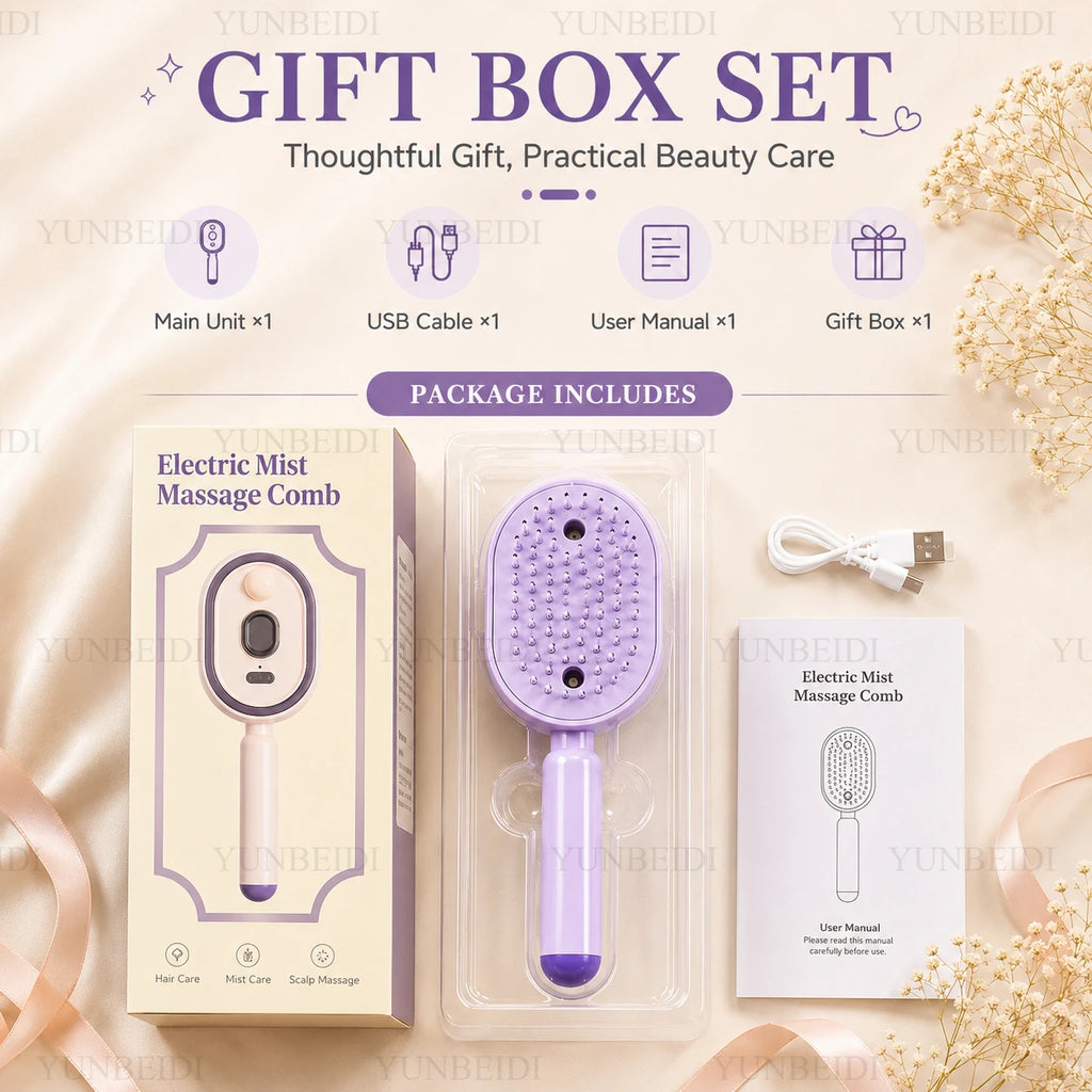 Air Cushion Hair Brush – Scalp Massage Detangling Comb for All Hair Types