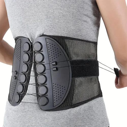 Adjustable Lumbar Support Waist Back Brace – Compression Belt for Lower Back Support, Posture & Daily Comfort
