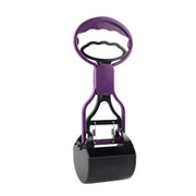 Long-Handle Dog Pooper Scooper – Portable One-Handed Pet Waste Pickup Tool