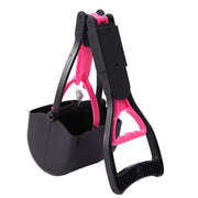 Long-Handle Dog Pooper Scooper – Portable One-Handed Pet Waste Pickup Tool