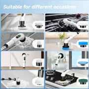Zqoxinnova Cordless Electric Spin Scrubber – Multipurpose Power Cleaning Brush