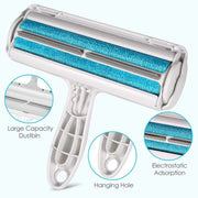 Reusable Pet Hair Remover Roller – Self-Cleaning Lint Brush for Furniture & Clothes