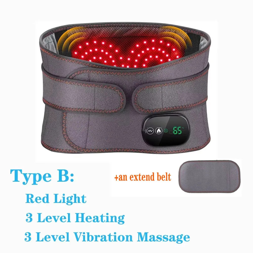 Electric Waist Massager – Lower Back Massage Device for Pain Relief & Relaxation