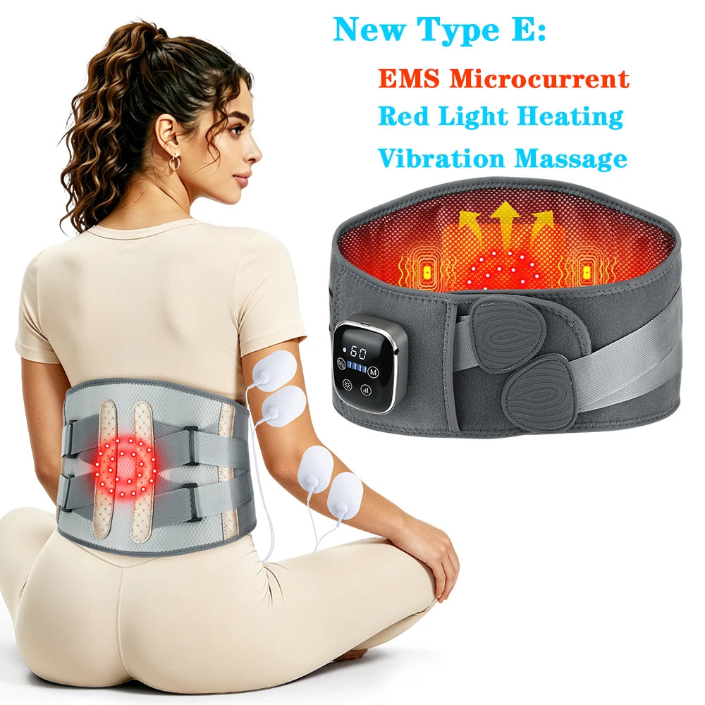 Electric Waist Massager – Lower Back Massage Device for Pain Relief & Relaxation